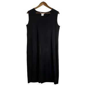 Exclusively Misook Black Sheath Dress